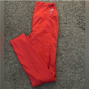 Red Gym Shark leggings